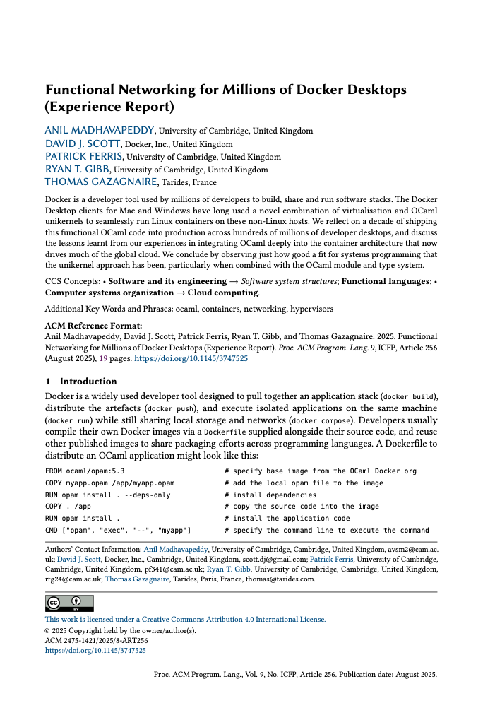 ICFP 2025 - Docker